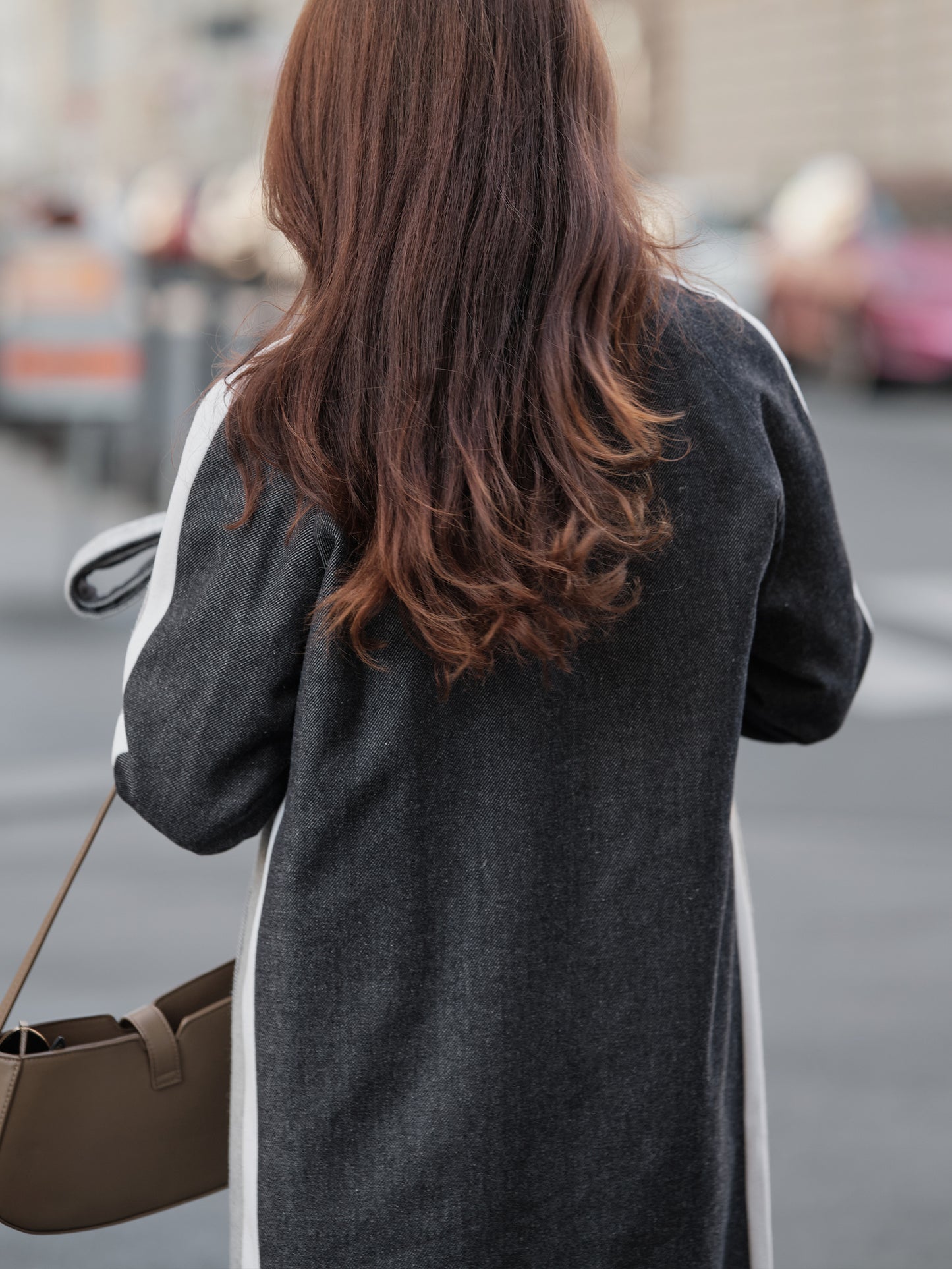 Three-color Midi Wool Coat 5